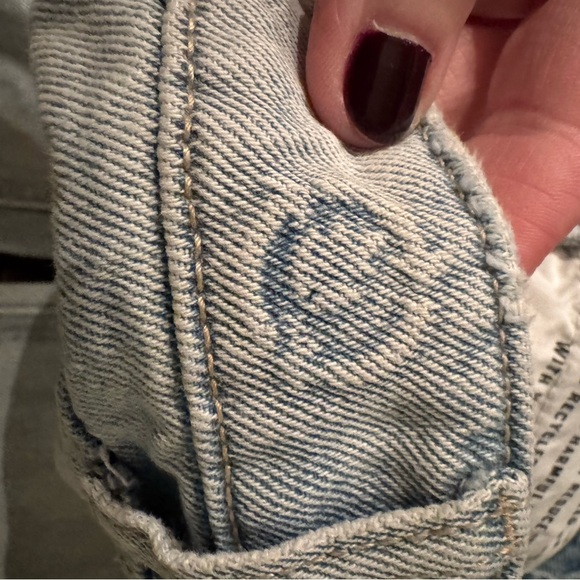 PTCL wide leg distressed jeans size 28 excellent condition - Picture 4 of 8